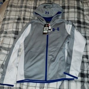 NWT YL Under Armour zip up hoodie